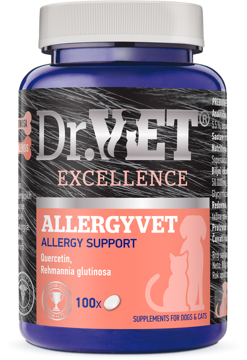 Kosttillskott AllergyVet 100 tabletter
