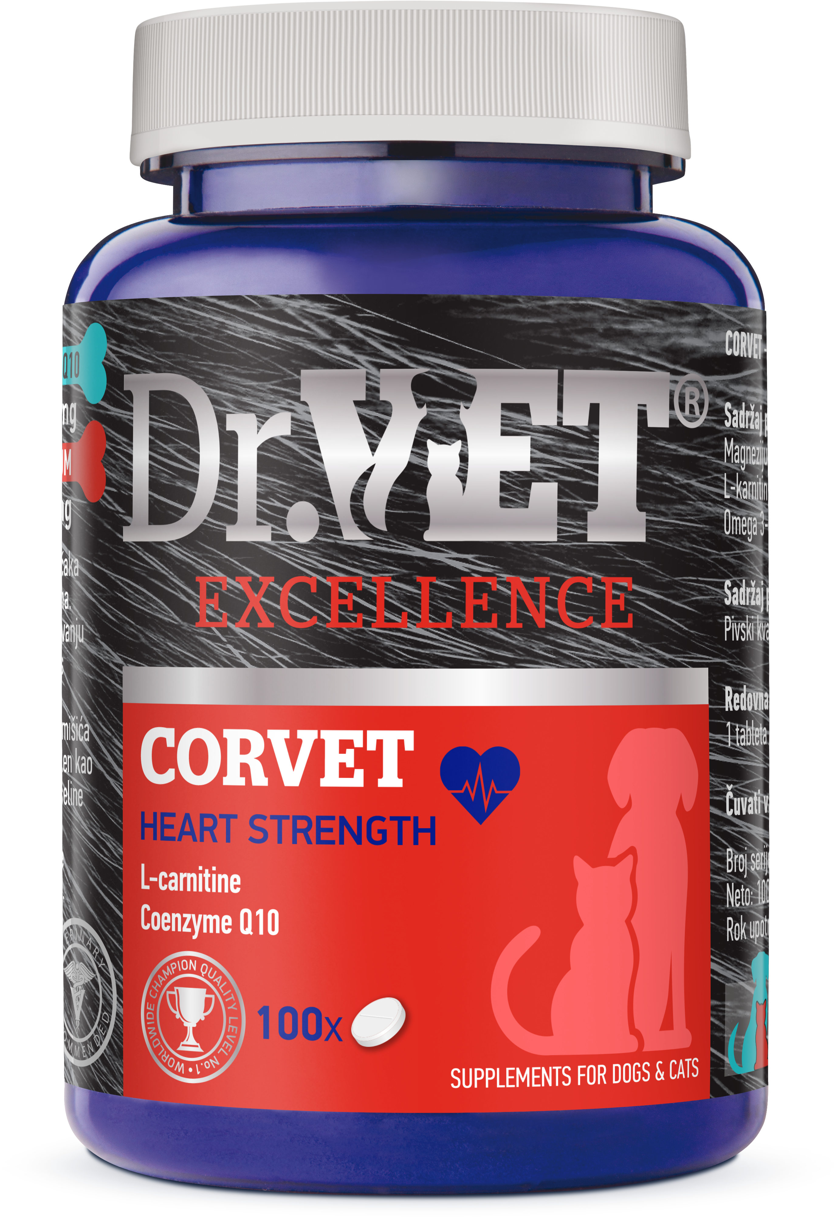 Kosttillskott CorVet 100 tabletter