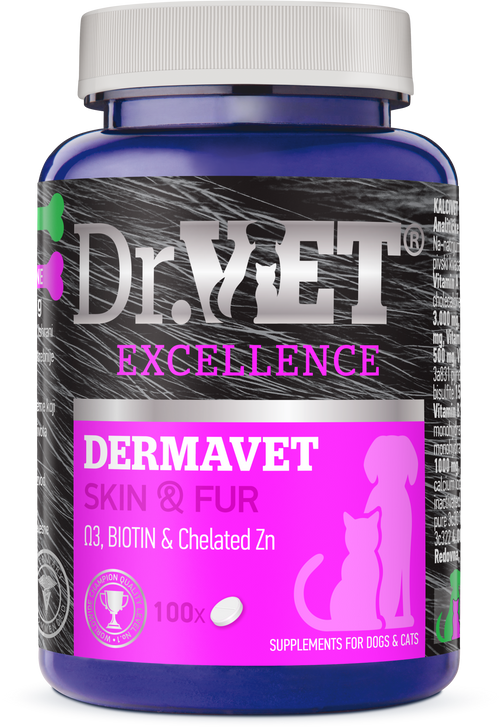 Kosttillskott DermaVet 100 tabletter