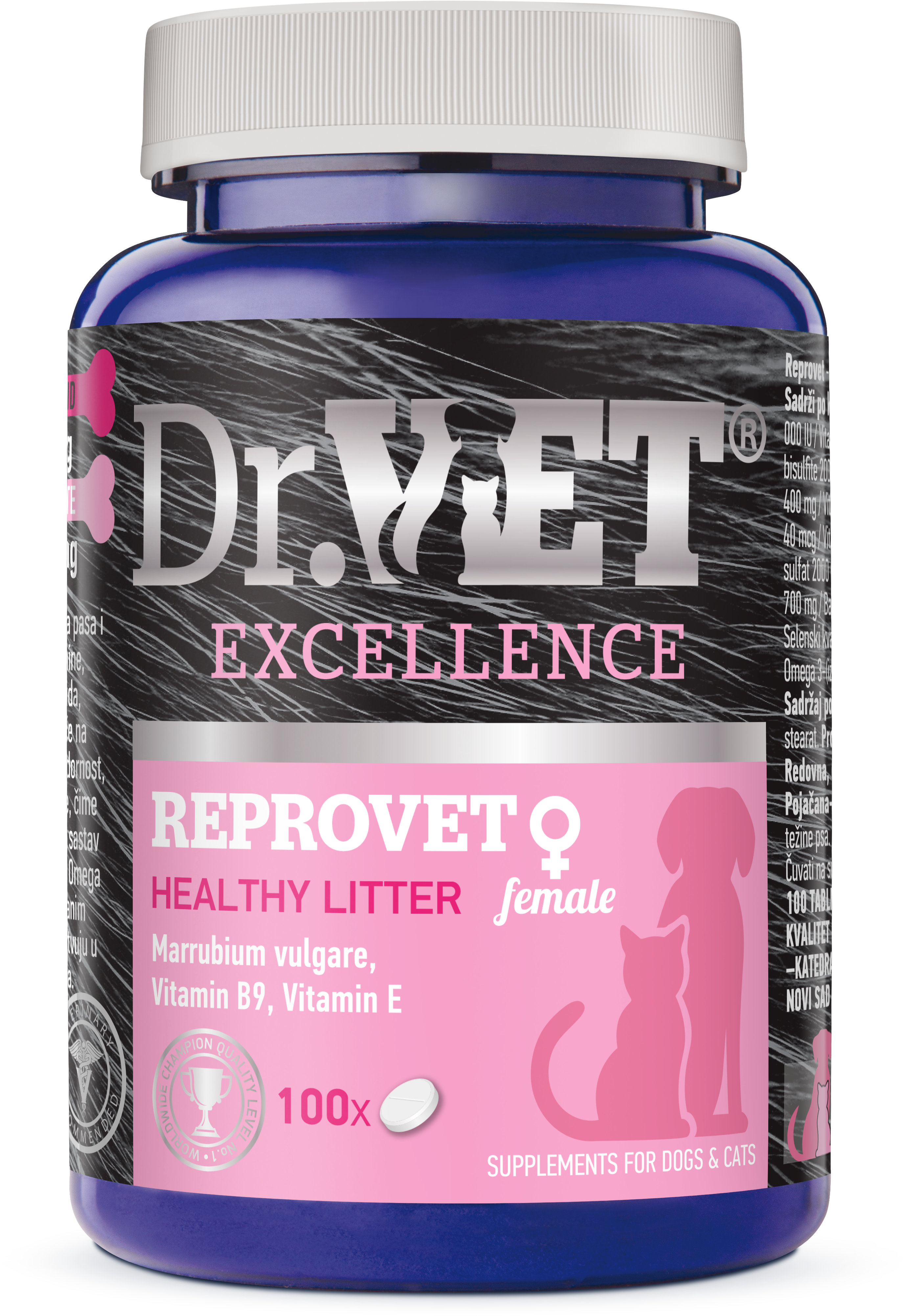 Kosttillskott Female ReproVet 100 tabletter
